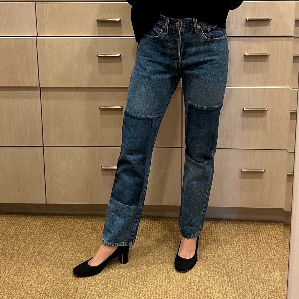 Levi’s 501 Straight Leg Jean - Patching In